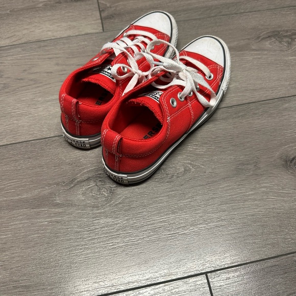 Converse Red Canvas Sneakers - Picture 2 of 2